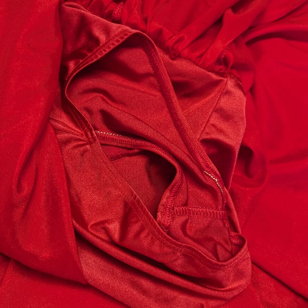 Red Jai Ho 11236 Bollywood Dance Dress By Weissman Size Adult M - Picture 10 of 11